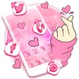 Bling Love Heart Launcher Theme Live HD Wallpapers