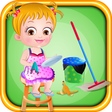 Baby Hazel Cleaning Time icon