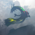 أيقونة البرنامج: Rayquaza Flying In The Cl…