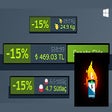 أيقونة البرنامج: Steam Türk Lirasına Çevir…