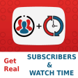 Get Subscribers  Watch Time