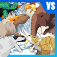 程序图标：T-Rex Fights Ice Age Beas…