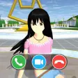 Fake Call Sakura School Sim