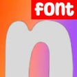 أيقونة البرنامج: non fonts