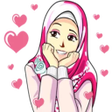 Ikon program: Hijab Sticker For WhatsAp…