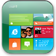 Symbol des Programms: Windows 8 Transformation …