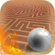 Maze with monsters and traps. Difficult obstacles