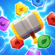 程序图标：Jewels Thunder Cat Match …