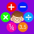 ไอคอนของโปรแกรม: Math Practice - Fun game …