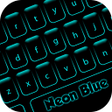 プログラムのアイコン：Neon Blue - Keyboard Them…