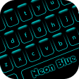 Neon Blue - Keyboard Theme