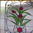 Ícone do programa: Patterned glass window de…
