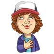 プログラムのアイコン：Stranger Stickers for Wha…
