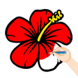 プログラムのアイコン：Learn to Draw Flowers
