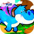 程序图标：Kids Dragon Toddler Games…