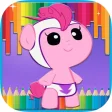 My Pony Coloring Book Princess For Girls