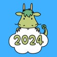 Escape Room Game lazy new year icon