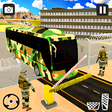 Army bus games military bus icon