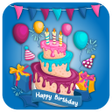 程序图标：Happy birthday stickers