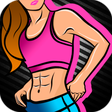 プログラムのアイコン：Abdomen Reduce Workout Wo…