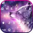 Starry Wolf Keyboard Theme