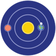 Ikona programu: Moon phases - Galaxy Sun …