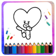 程序图标：Coloring Bt21 For kids