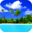 أيقونة البرنامج: Beach Video Live Wallpape…