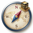 プログラムのアイコン：Qibla Compass Map: GPS Co…
