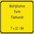 Flash Cards : Multiplication Facts