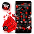 أيقونة البرنامج: Red Black Launcher Theme