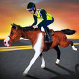 程序图标：rodeo police horse simula…