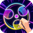 Ikon program: Finger Spinner: Neon Glow…
