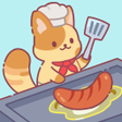 أيقونة البرنامج: Cat Cooking: Snack Bar Ty…