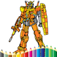 プログラムのアイコン：Robot Coloring Book