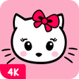 プログラムのアイコン：Cute Kitty Wallpapers 4K