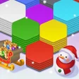 أيقونة البرنامج: Hexa Tile:Sort Puzzle