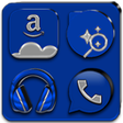 Ícone do programa: Blue Icon Pack Free
