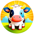 プログラムのアイコン：Nine Cows: Animal Merge