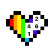 Pixel 2D  color by number