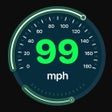 Ikon program: Simple Speedometer Save A…