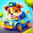 أيقونة البرنامج: Draw car wheels racing ga…