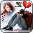 程序图标：Miss You Photo Frames FRE…