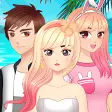 Anime Friends - Cute Team Make up  Dress up