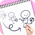 Icoon van programma: Draw Animation Maker: Sti…