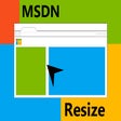 Icon of program: MSDN Resize
