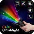 Color Flashlight : Torch LED Flash On Call  SMS