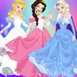 Icoon van programma: Princesses team Dress up