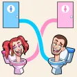 Draw Toilet Line: Skibidi Bop