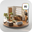 Programın simgesi: Design Home  AI Makeover